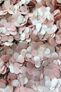 Biodegradable Paper Confetti - 1.5cm Circles - Biodegradable Rose Gold