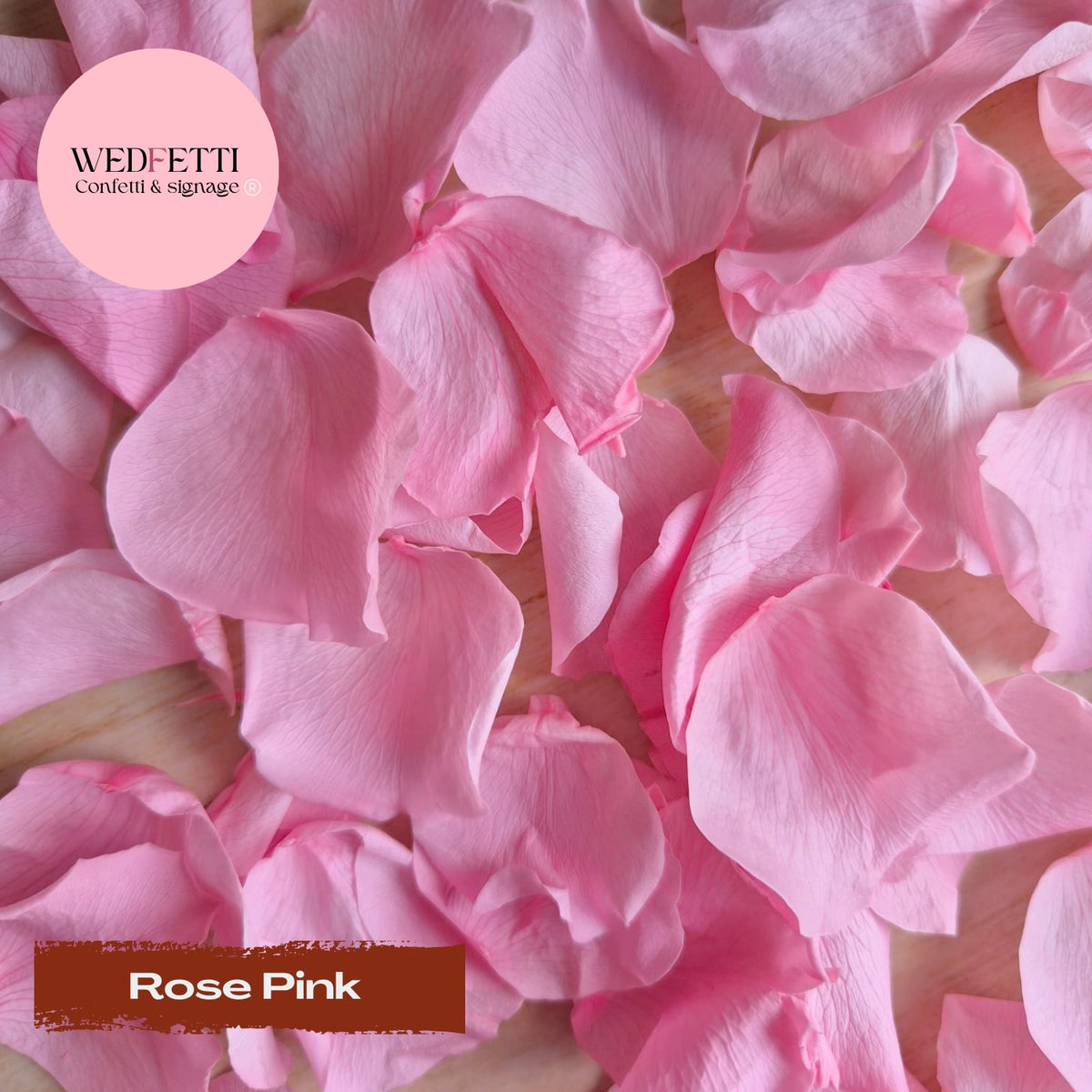 Rose petals - preserved - Rose pink